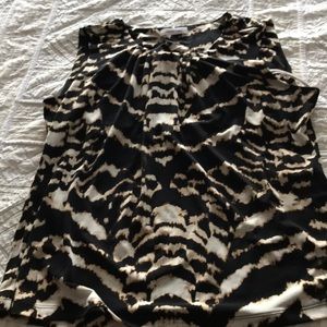Animal print shell